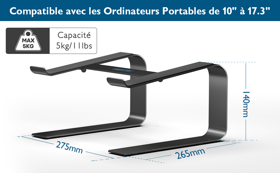 le cadre de l'ordinateur est un cadre en métal et doté d'un cadre en plastique transparent.
