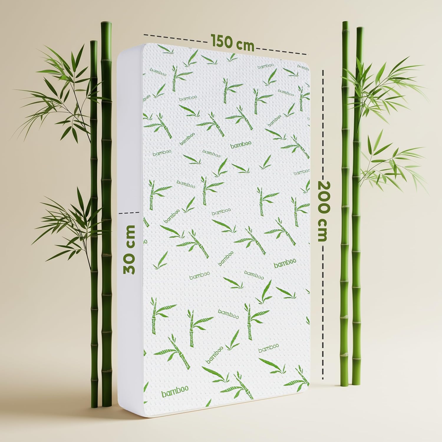 Utopia Bedding - protège-matelas premium - 150x200x30 cm, imperméable, respirant, Oeko-Tex