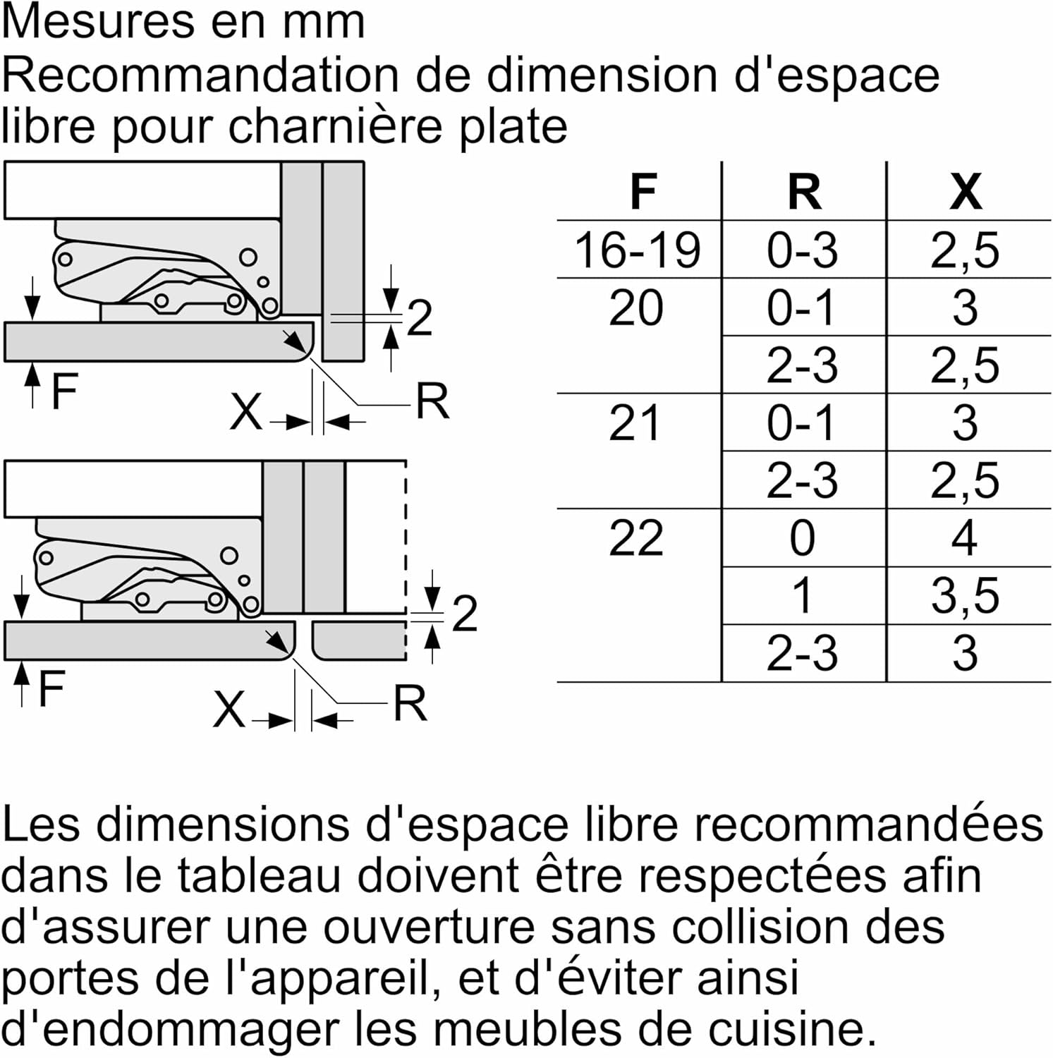Bosch - Série 2 KIL82NSE0 - 177,2x54,1cm, 280L, réfrigérateur encastrable