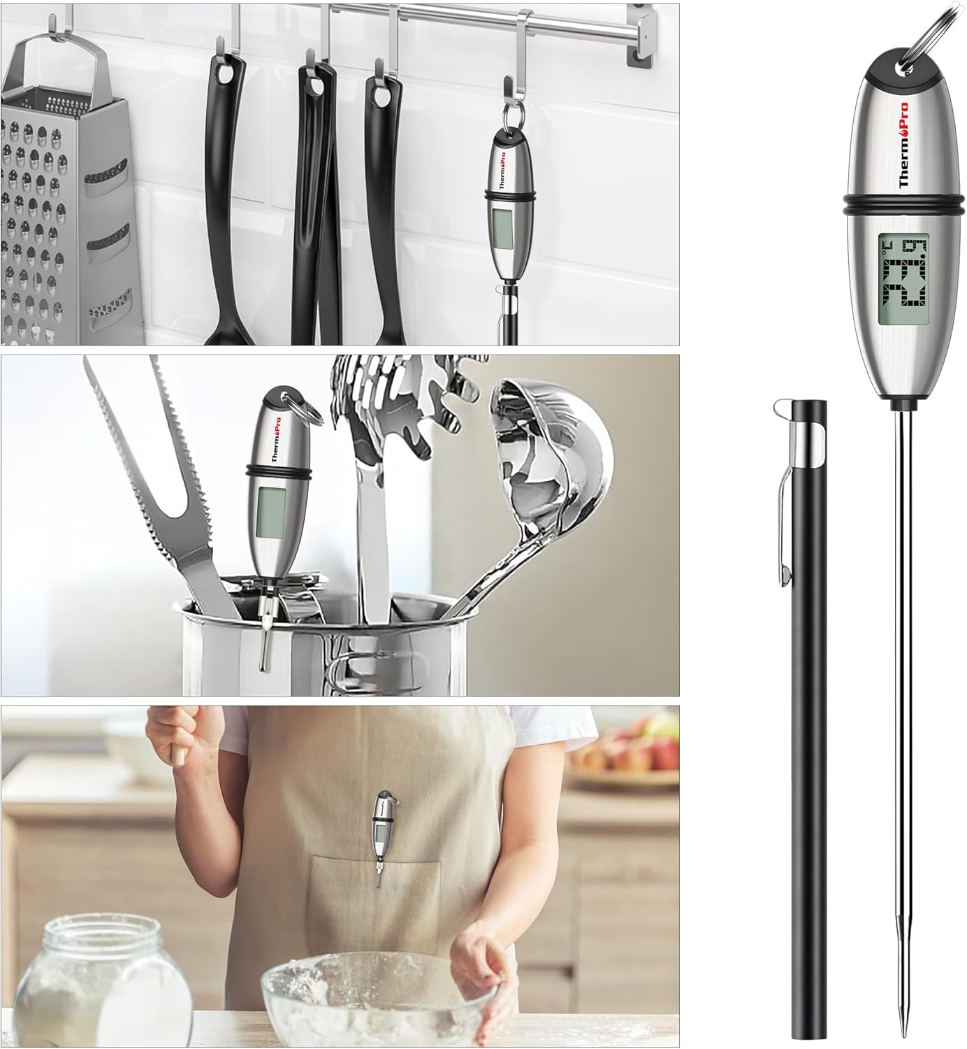 ThermoPro - TP02S - sonde longue - lecture 3s, numérique, cuisine