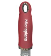 Microplane Râpe à zesteur en couleur Rouge Grenade pour agrumes, parmesan, gingembre, chocolat et...