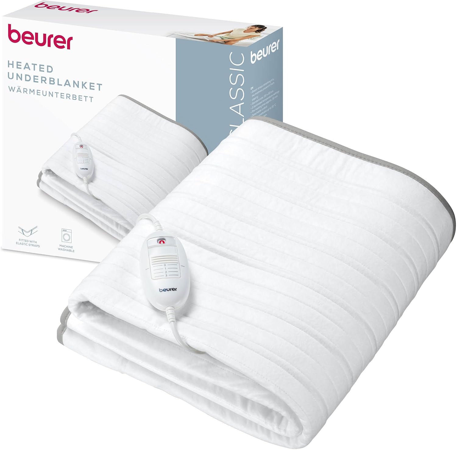 Beurer - TS 17 - 150x80 cm - surmatelas chauffant, 3 températures, lavable