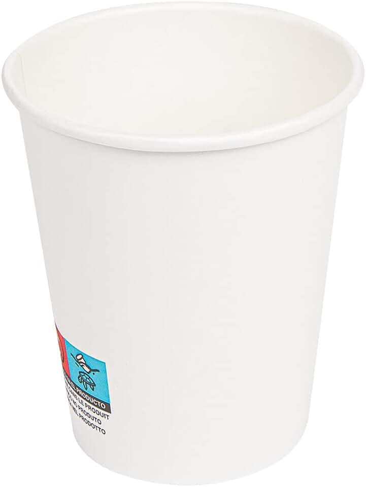 García de Pou - Gobelets à café 240 ml - 1 paroi, blanc, carton - 280plus18Pe