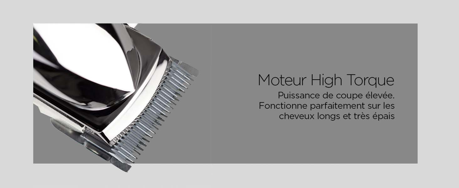 Tondeuse cheveux super-x Metal, E996E, BaByliss, lames en acier japonais, coupe facile, barbier