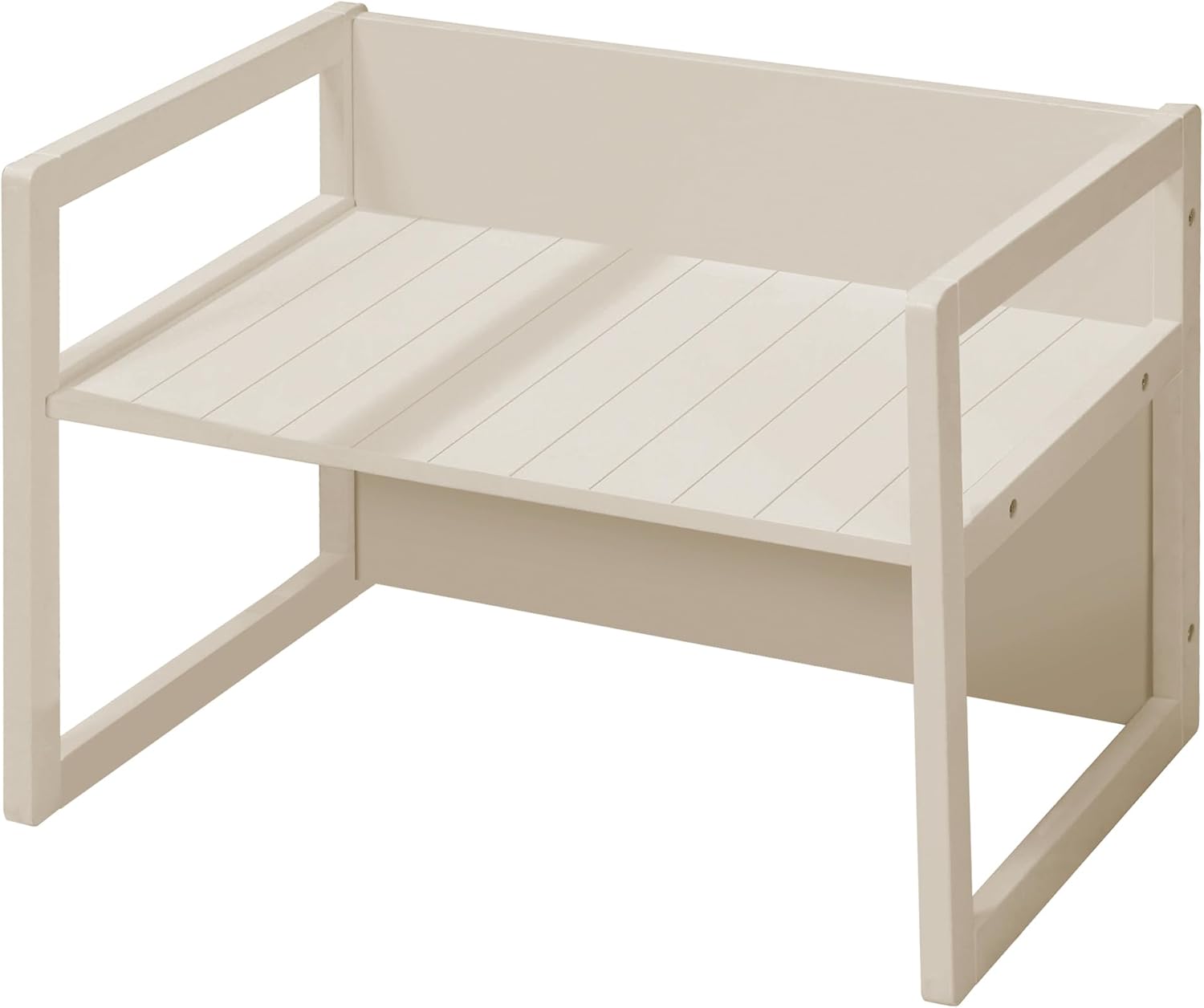 roba - Banc Enfant 2en1 réglable, 57x44 cm, convertible table/bureau, 60 kg, beige