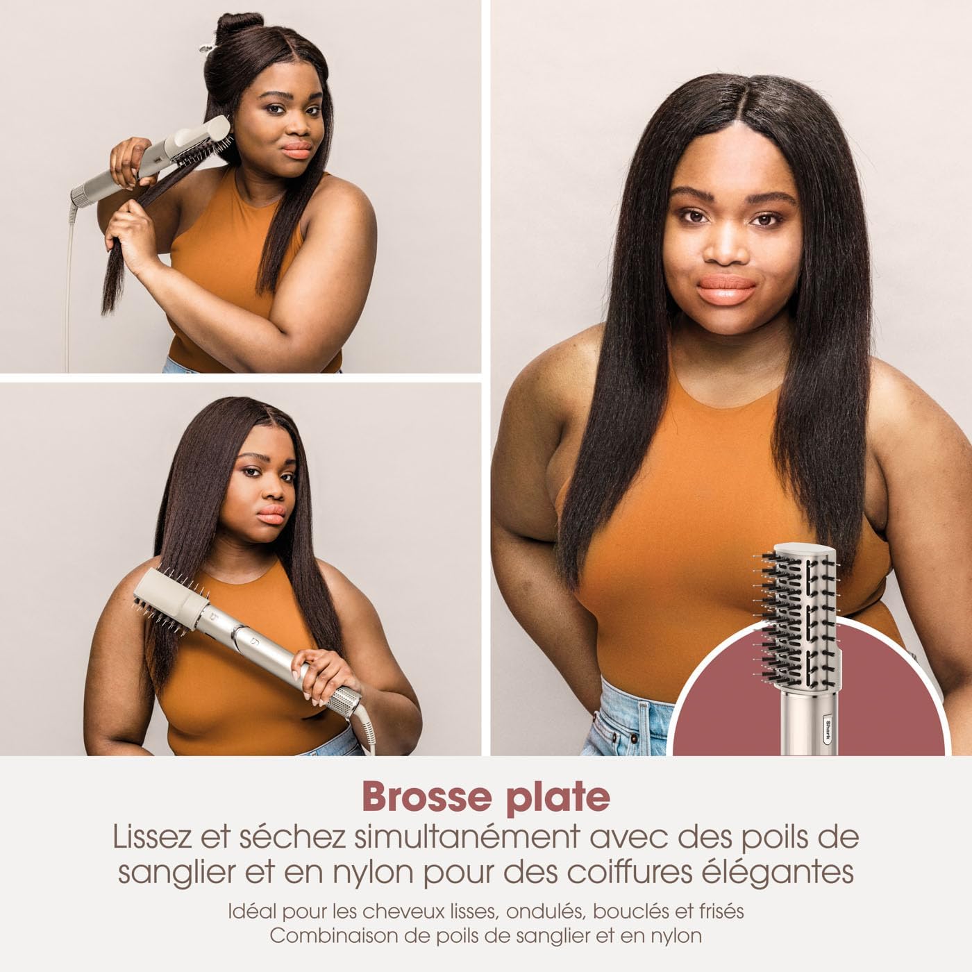 Shark - Styler air chaud multi-styles - boucleurs, brosses, concentrateur, sans chaleur