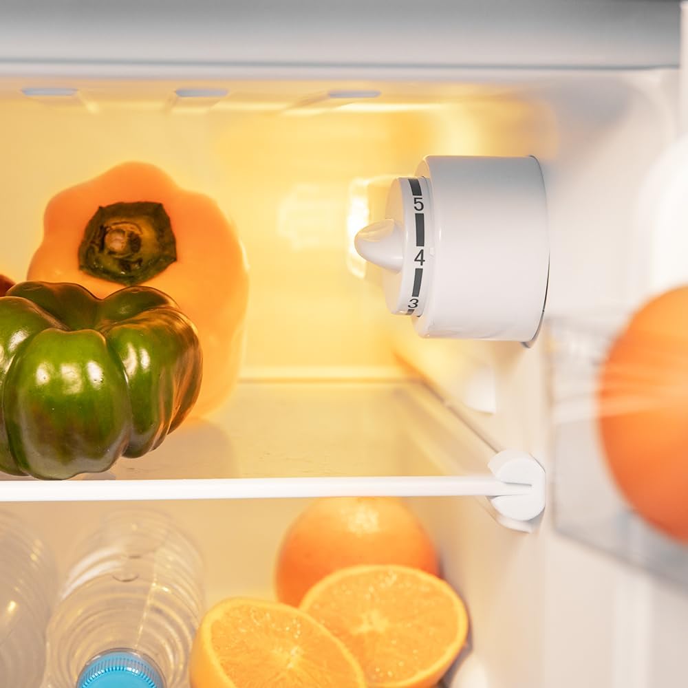 Cecotec - Bolero CoolMarket 2D Origin 86 - 86L, 2 portes, No Frost, 89,3x48,7cm, lumineux, bleu