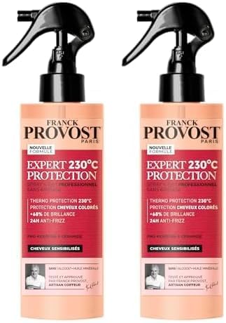 Franck Provost - Soin 4-en-1 sans rinçage - 190ml x2 - Protection 230°C