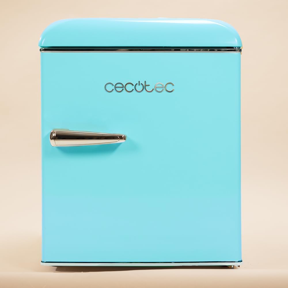 Cecotec - Bolero CoolMarket TT Origin 45 - 45L, 55x44,7cm - mini frigo rétro, classe E, bac à glaçons