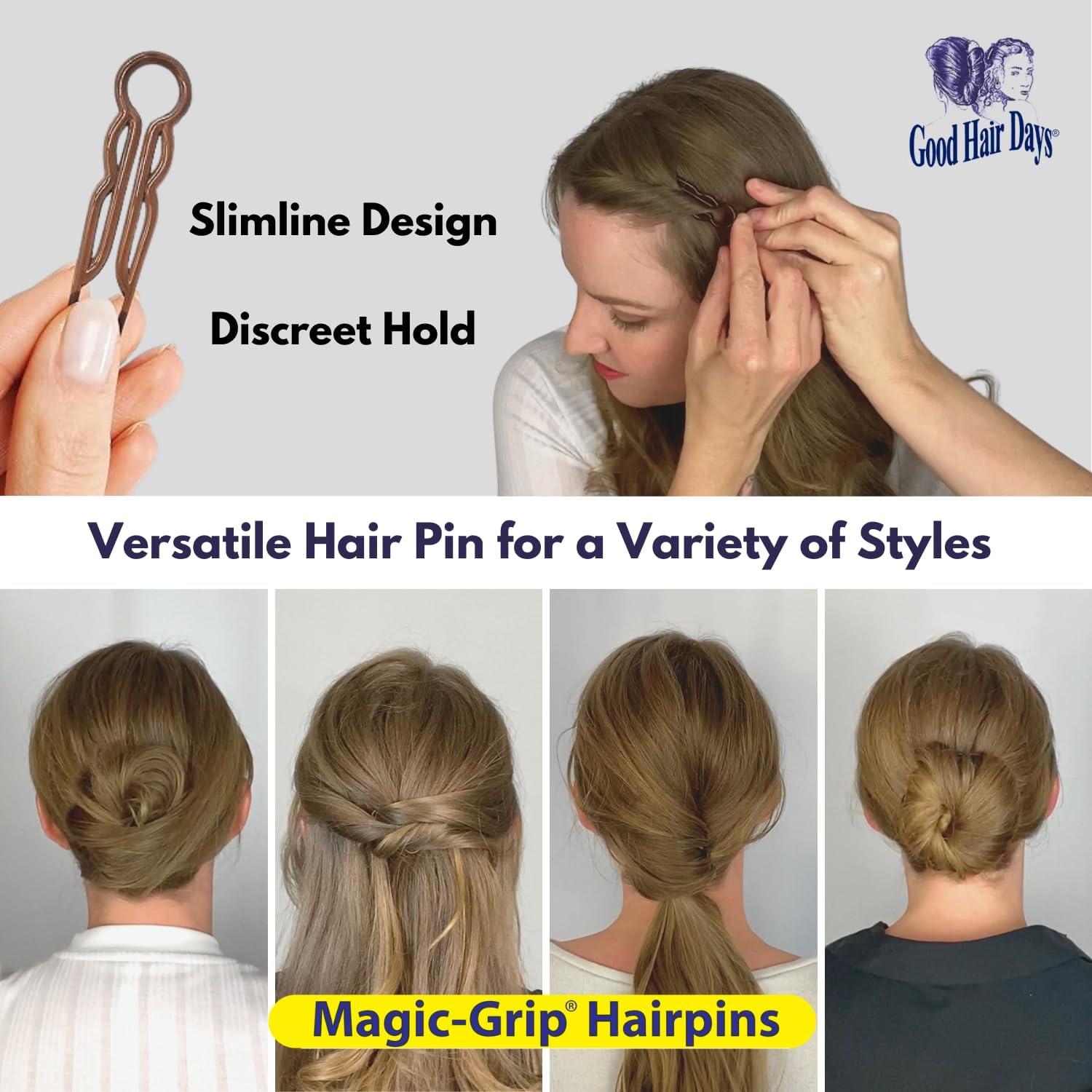 Good Hair Days - épingles à cheveux poignée magique - lot x - maintien sécurisé