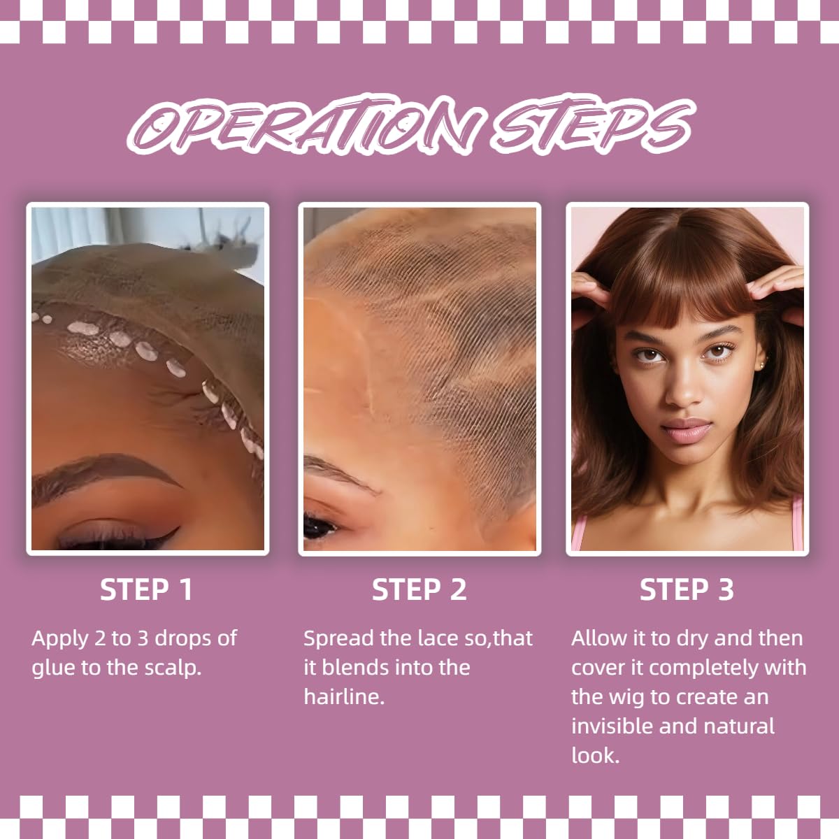 Colle perruque - invisible, imperméable, tenue forte - 38ml