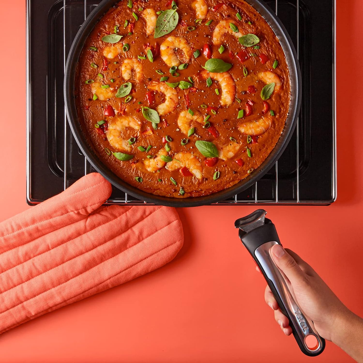 Tefal - Ingenio Preference - poêle 28 cm - inox, induction, empilable, L9720602