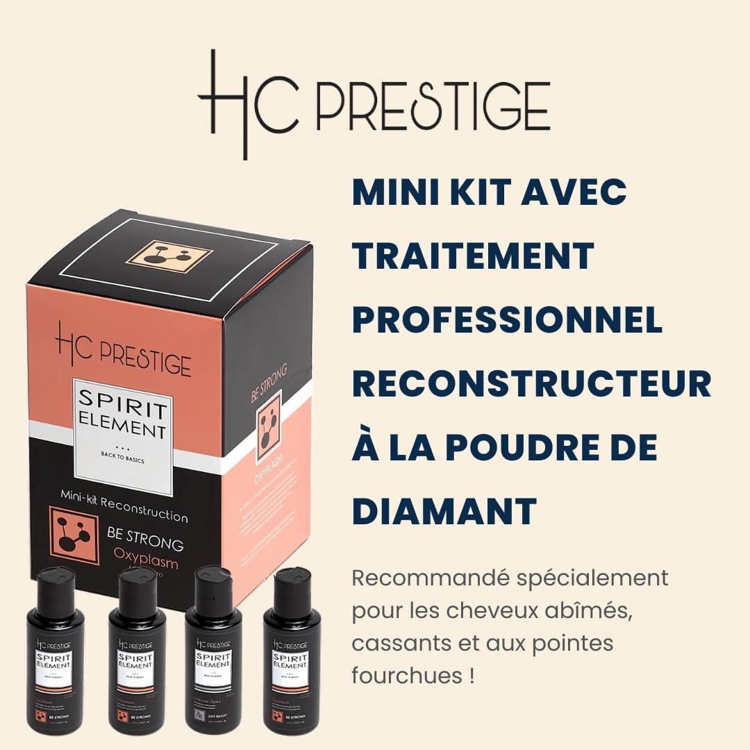 Oxyplasm - Be Strong Kit - 4x100ml - Cure Cheveux Secs & Kératine