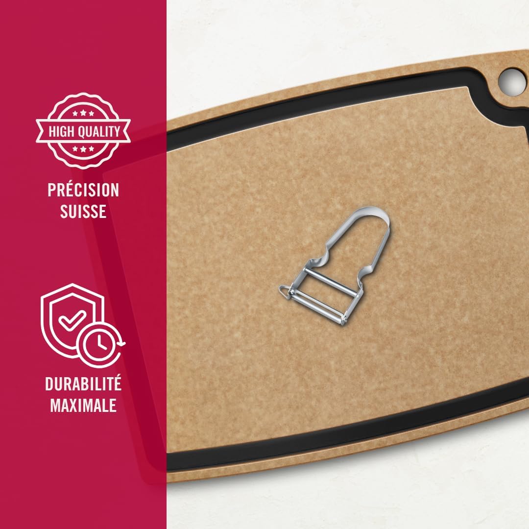 Victorinox - STAR Éplucheur double lame métal, ultra tranchant, Swiss Made