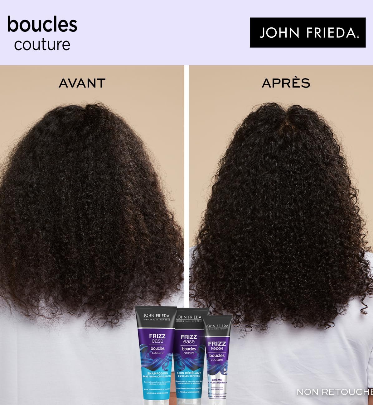 John Frieda - Frizz Ease Boucles Couture - 250ml - Soin démêlant anti-frizz