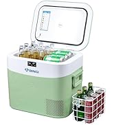 BINGI Glacière Electrique Voiture 22L à Compression avec Refroidissement Rapide - Réfrigérateur P...