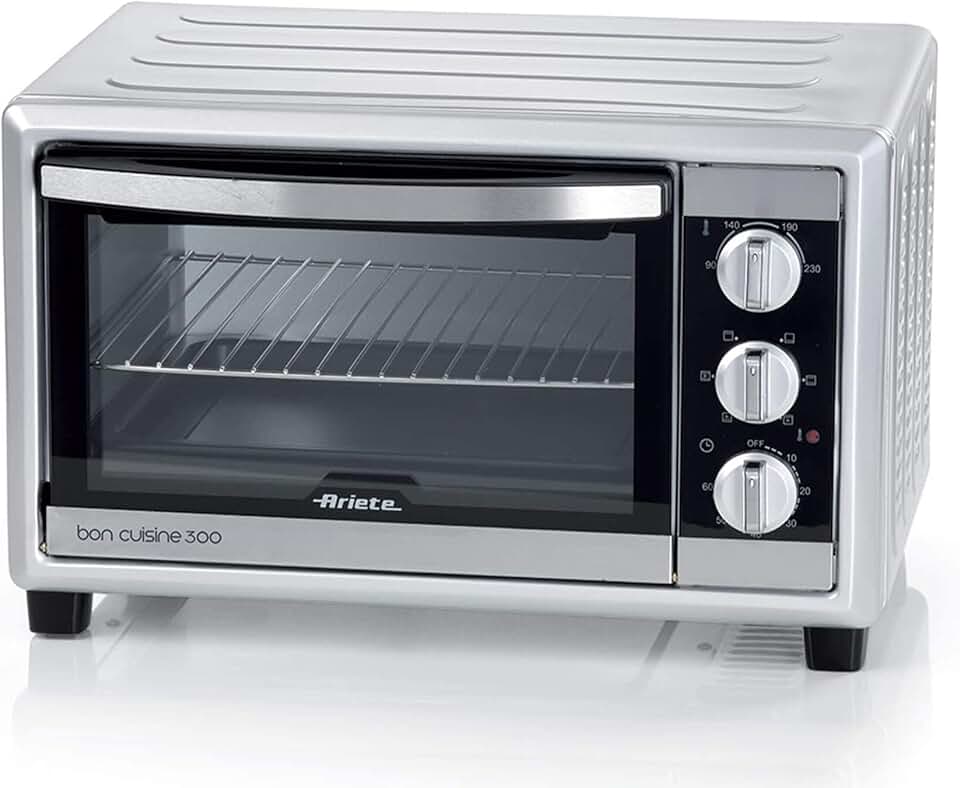 Ariete - Four électrique Bon Cuisine 300 - inox - 1500W, pose libre
