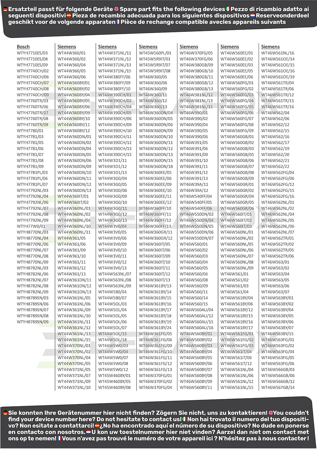Bosch Siemens - série Avantixx iQ300-700 - clapet entretien 6 vis - pour échangeur de chaleur 00646776
