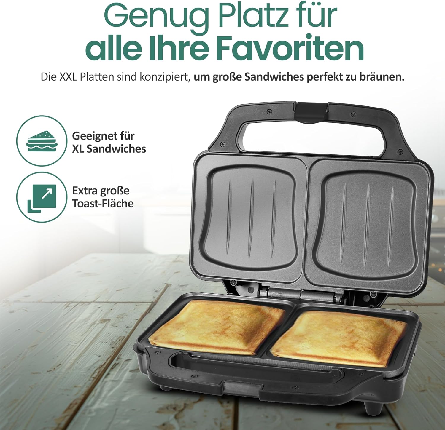 Emerio - XXL Haus & Garten - grande taille - sans BPA, facile à nettoyer, 900W