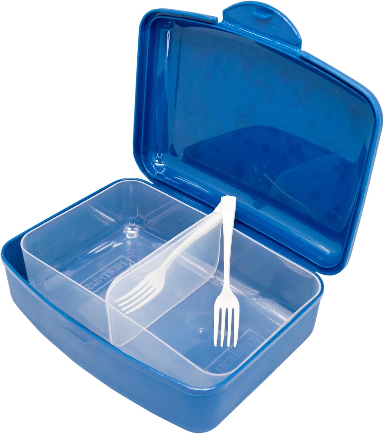 NERTHUS - boîte à déjeuner 2 compartiments légère, fourchette, FIH 1294