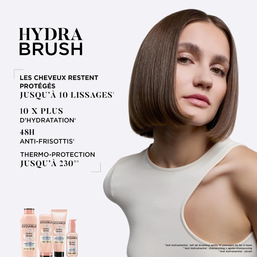 Dessange - Hydra Brush Sérum 110ml - hydrate, protège, thermo-protecteur