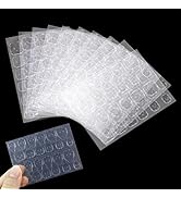 Sularpek 240 Pcs Autocollants à Ongles, 10 Feuilles Faux Onglets Autocollants Double Face, Autoco...