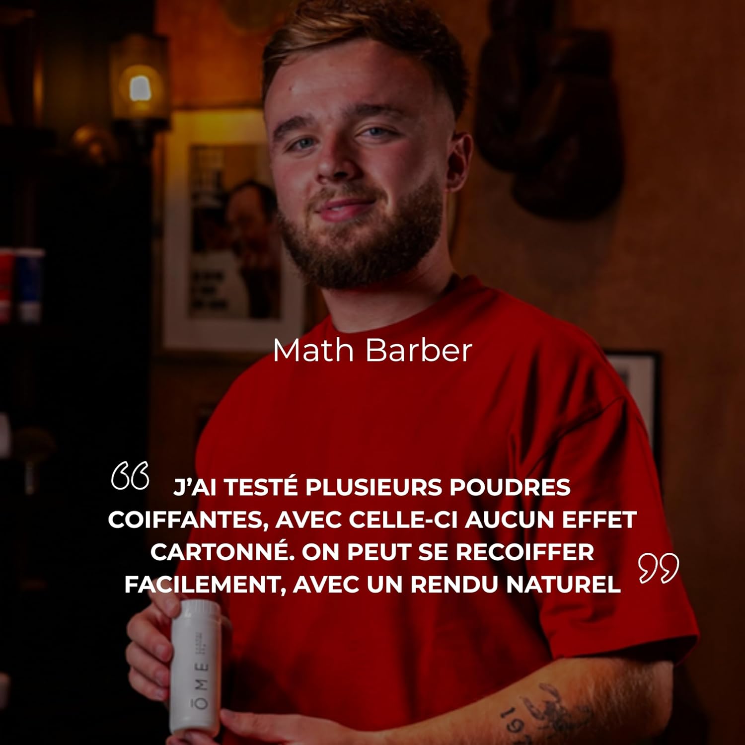 ŌME - Poudre coiffante 20g - volume, texture, fini mat, tenue légère