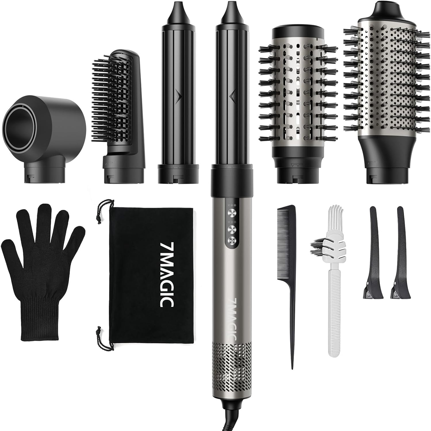 Air Styler 6 en 1 - sèche-cheveux ionique - 110000 tr/min - séchage rapide et bouclage sans chaleur