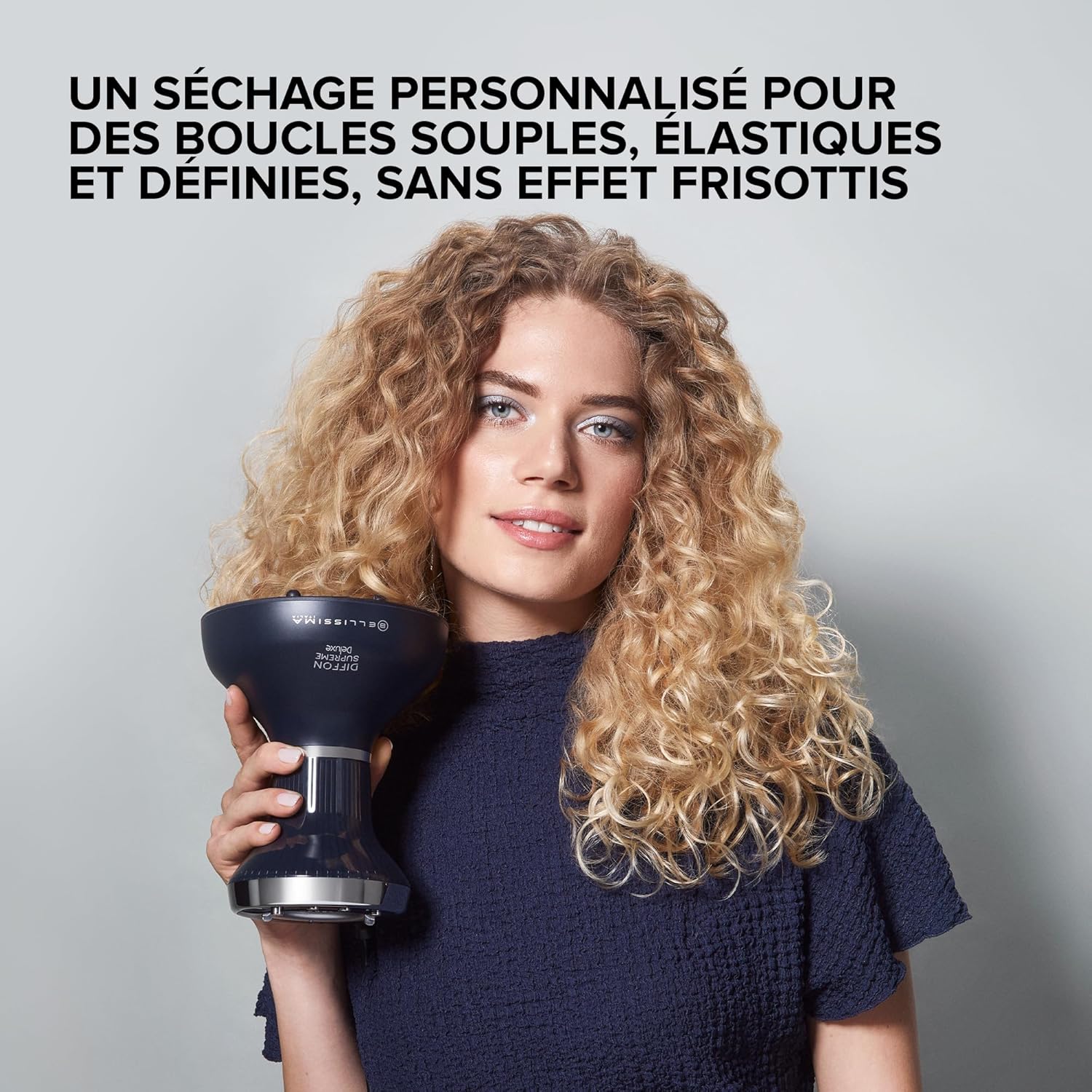 Bellissima – Diffon Supreme Deluxe – diffuseur cheveux céramique kératine – 3 puissances, ionique, séchage doux