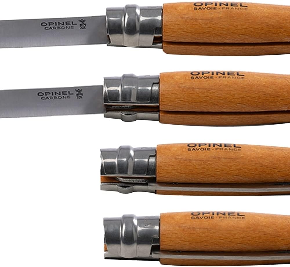 Opinel - couteau n°8 - lame 8,5 cm - acier carbone, manche bois