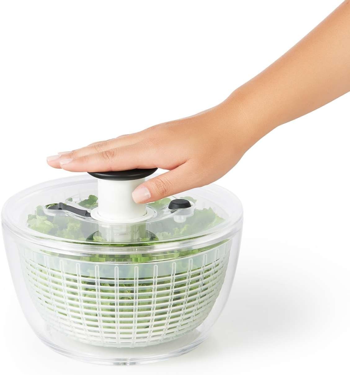 OXO - Essoreuse à salade Good Grips GM, grande capacité, transparente, 1351680