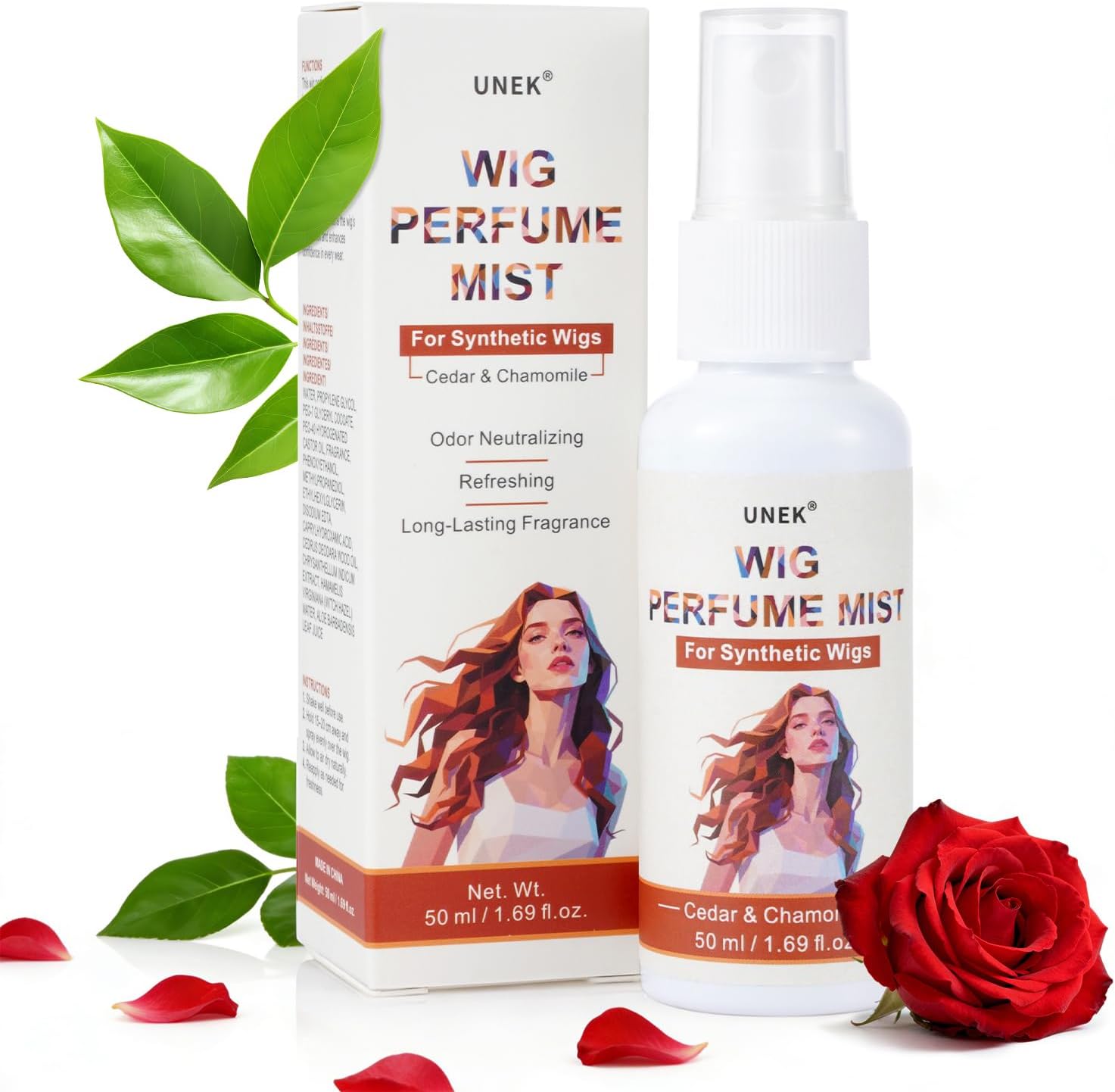 Vaporisateur de parfum - 50ml - neutralise odeurs, longue tenue, léger