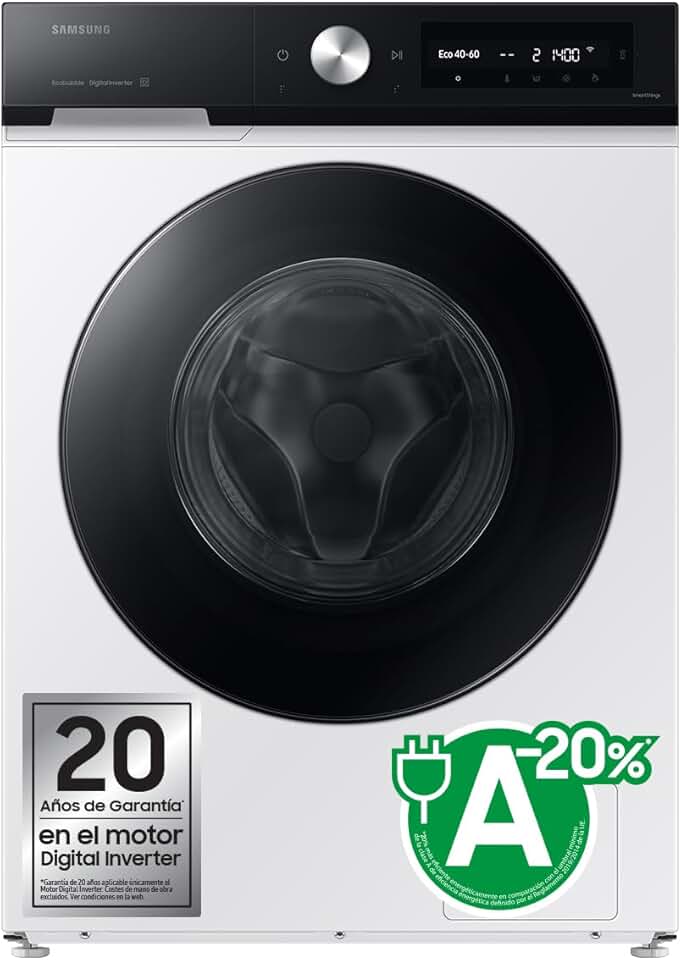 Samsung - WW90DB7U94GE série - 60x85x55cm - 9kg, EcoBubble, vapeur, WW90DB7U94GE