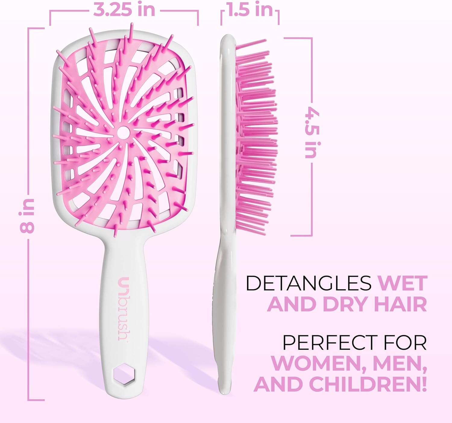 FHI Heat - UNbrush Plus - ultra légère, démêlage doux, 84 poils UltraFlex