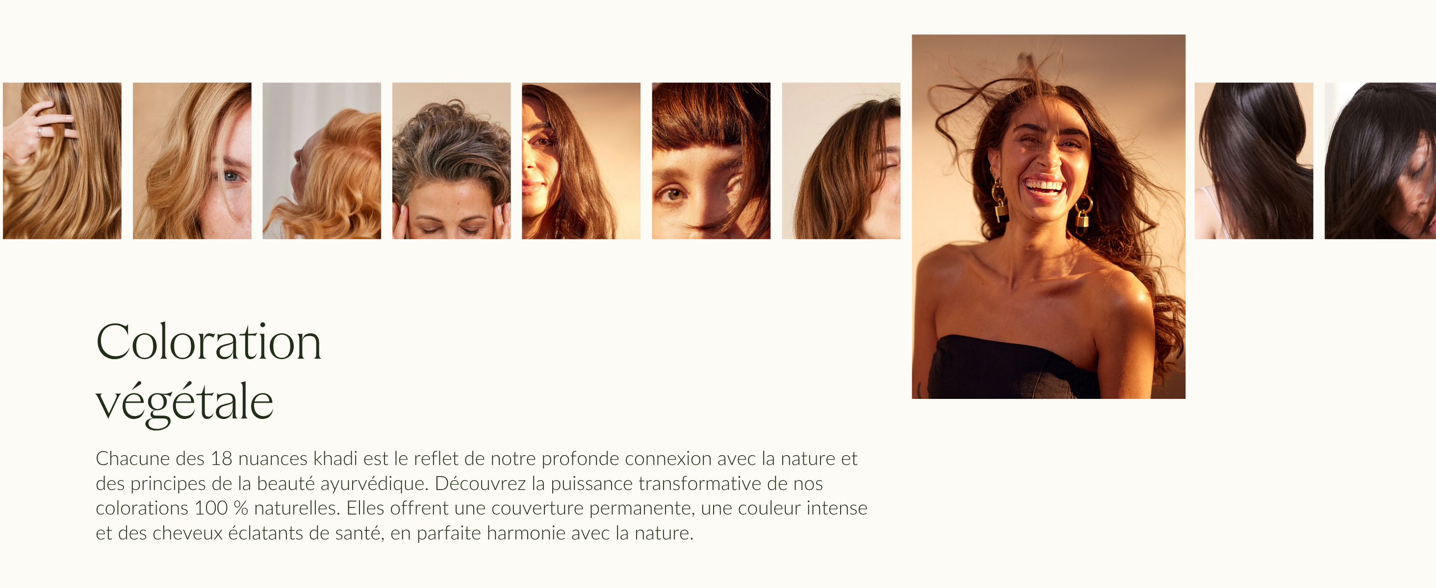 Coloration végétale pour cheveux