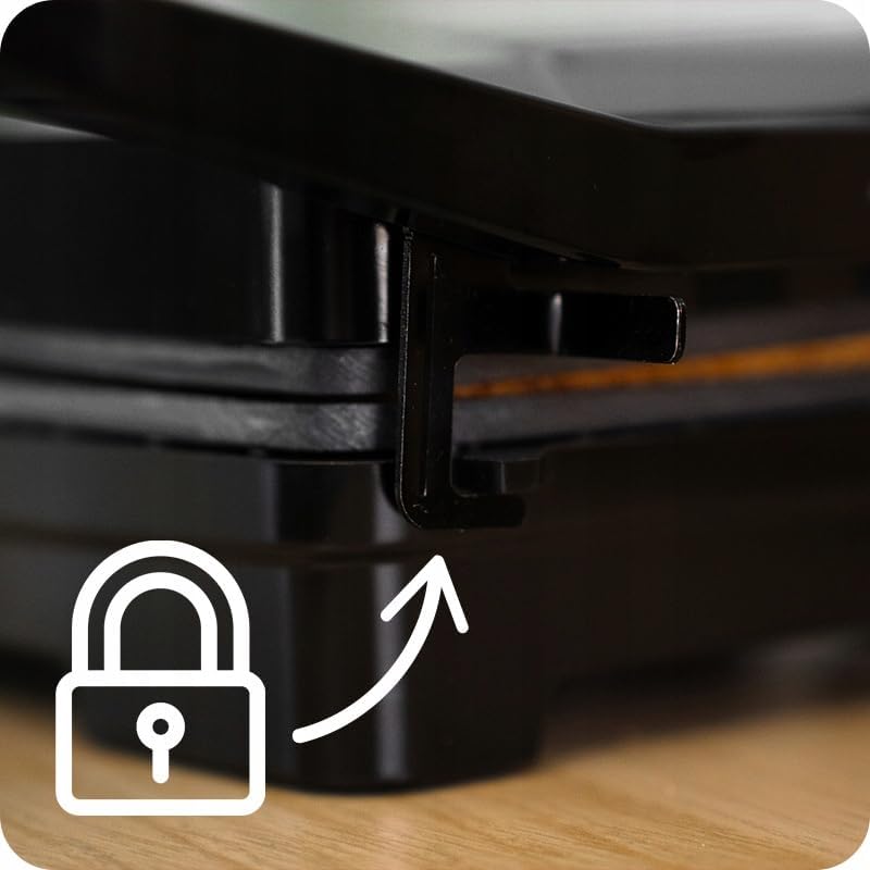 Grill Panini électrique inox 28x22,5x8,8cm 1000W antiadhésif