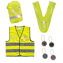 Gilet de sécurité POS pour enfant - Sac à dos - Protection de casque