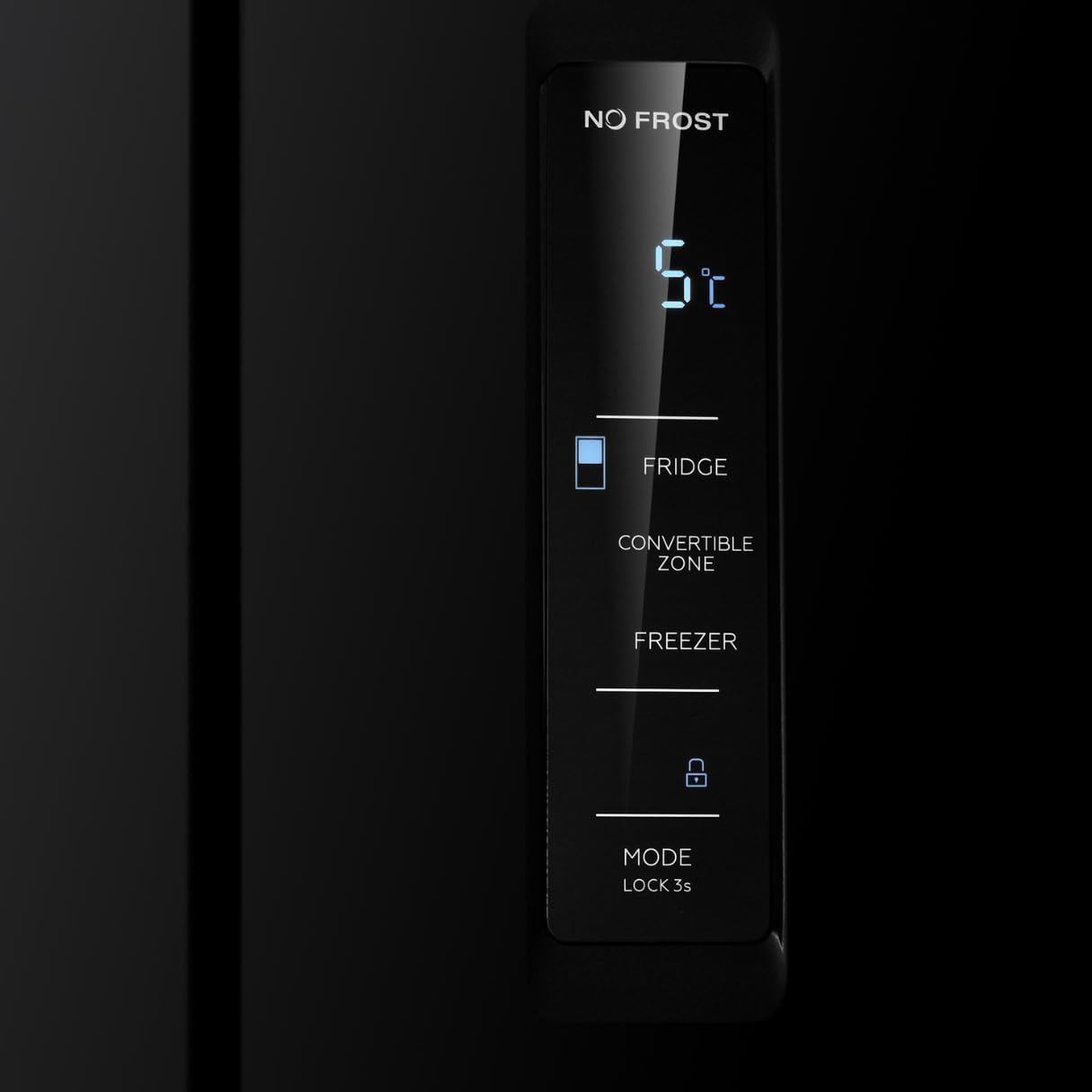 GEDTECH - Réfrigérateur multi-portes 470L No Frost noir GMP470BL