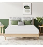 Intérieur de salon minimaliste moderne avec lit plateforme ou méridienne en bois clair, coussins vert sauge et murs blancs créant une atmosphère sereine.