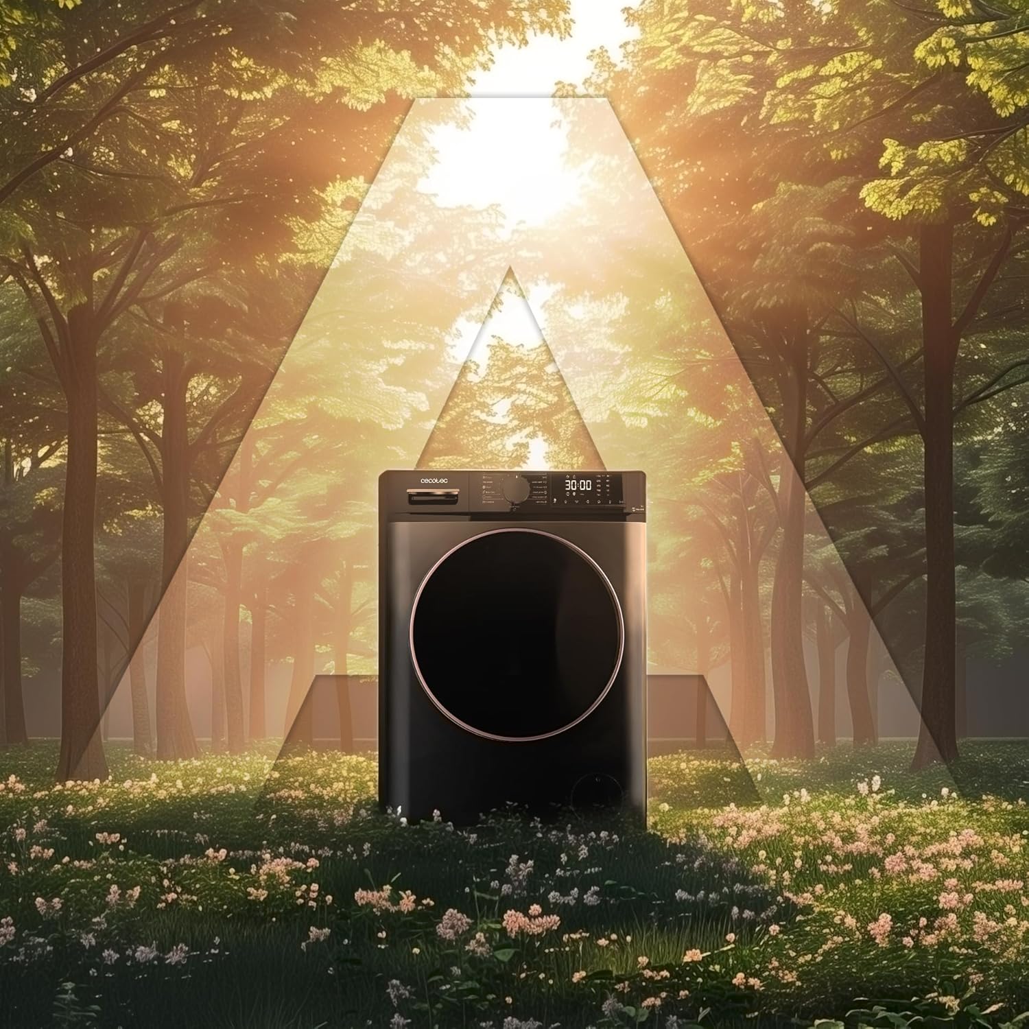 Cecotec - Lave-linge frontal 7kg, 1400tr/min, classe A, vapeur, Dresscode7610