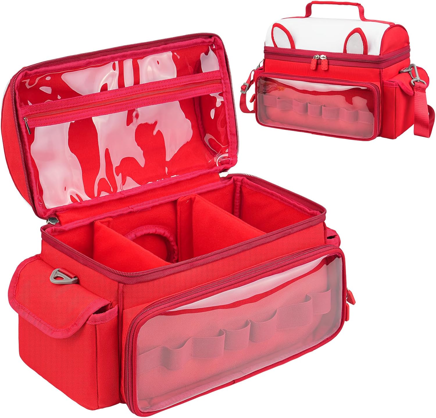 Étui de transport - pour Toniebox 1/2 - rangement figurines, casque