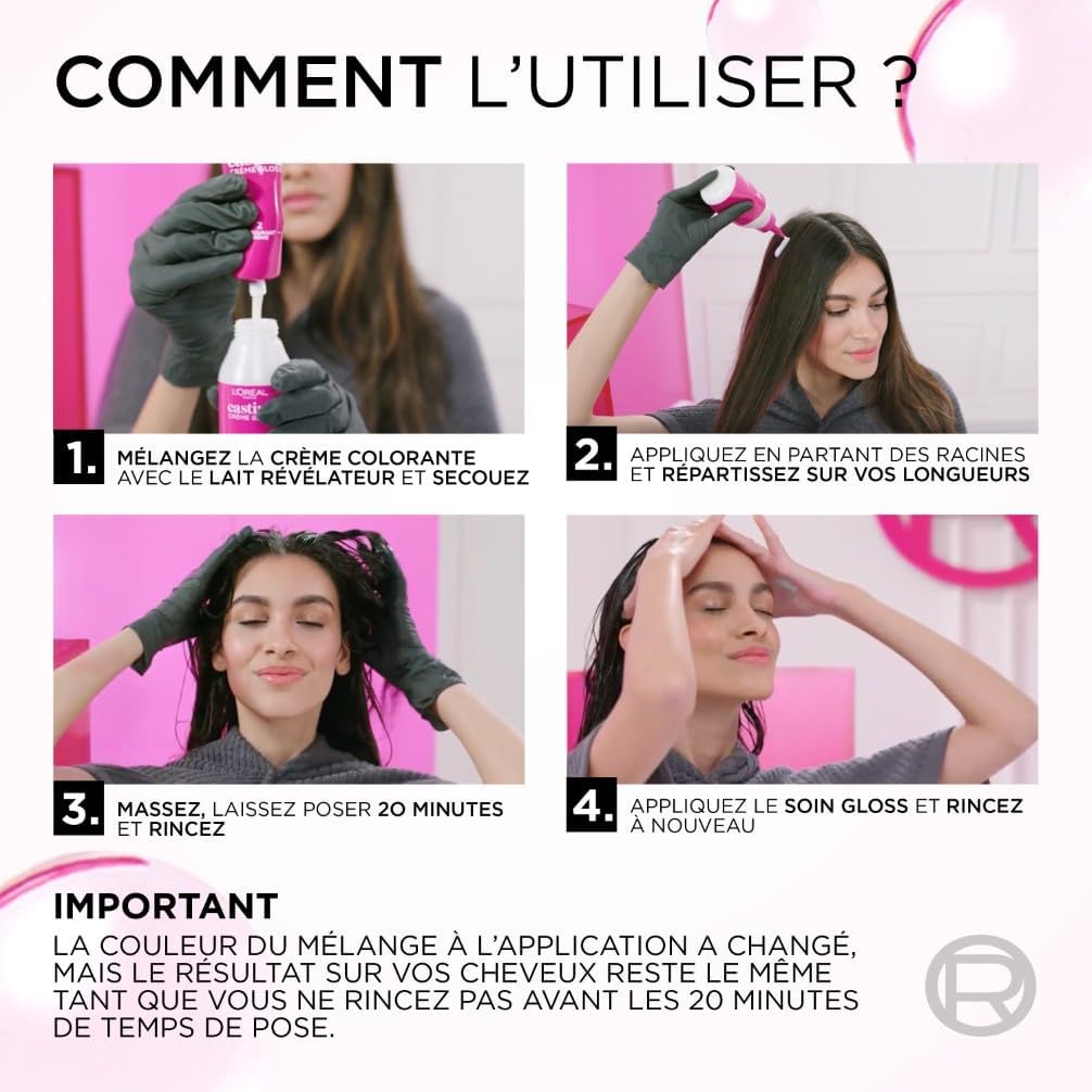 L'Oréal Paris - Casting Crème Gloss - semi-permanent, sans ammoniaque, soin gloss, blond 7.0