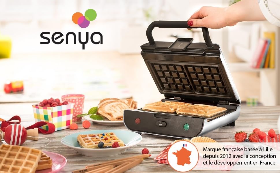 gaufrier duo waffle