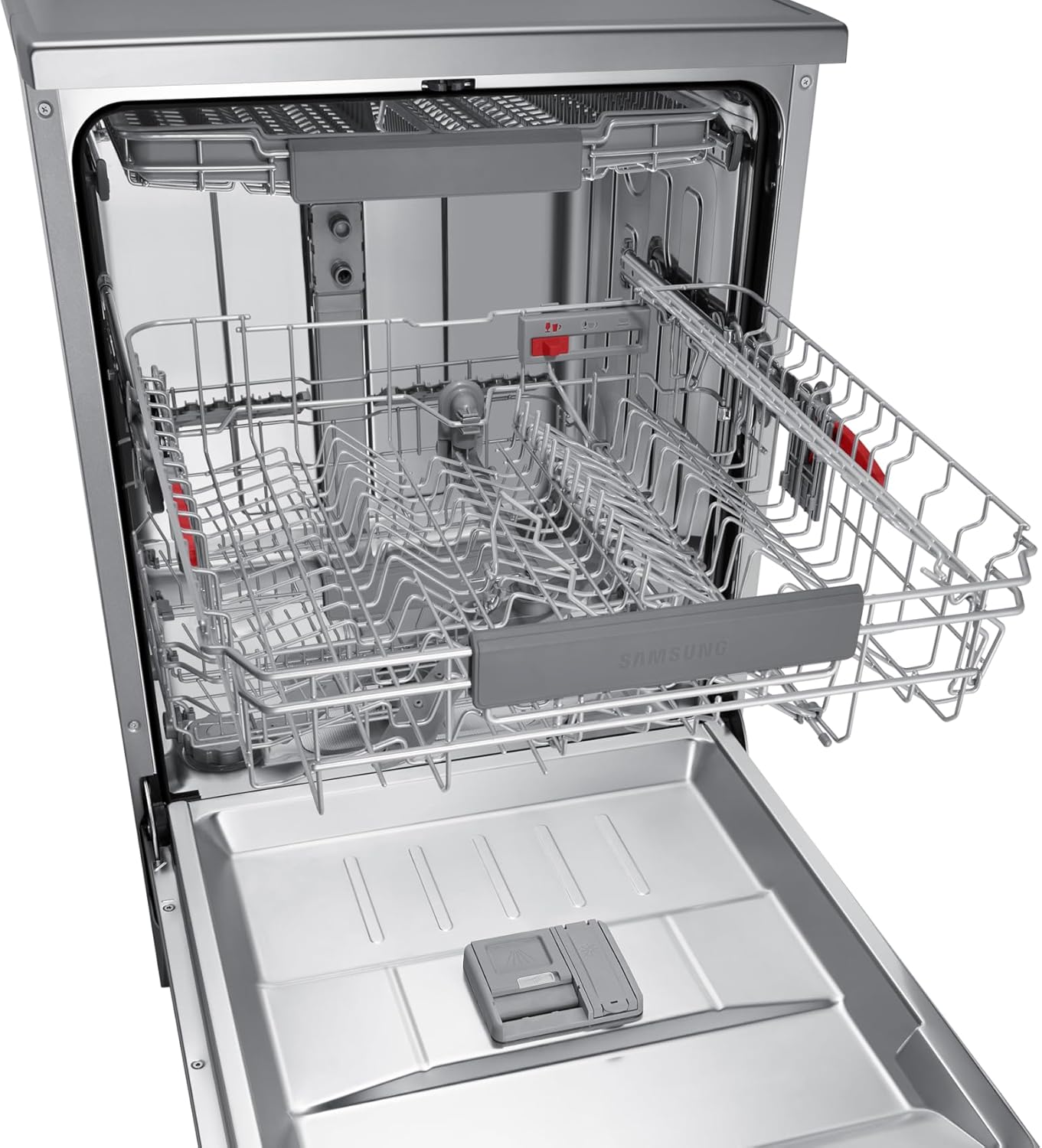 Samsung - Lave-vaisselle 14 couverts Wi-Fi inox, série 8000, DW60A8050FS/EF