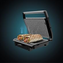 Grill électrique grill grill sandwich revêtement antiadhésif plaque adaptable 1000 W 
