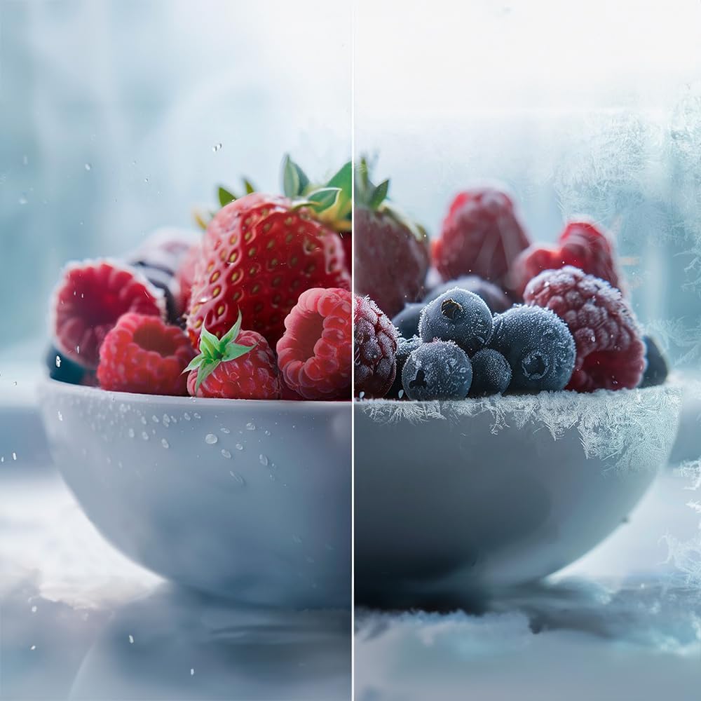 Cecotec - Bolero CoolMarket 2D - 348L - Inox, NoFrost, basse conso, 2 portes, compresseur Inverter, 348NF