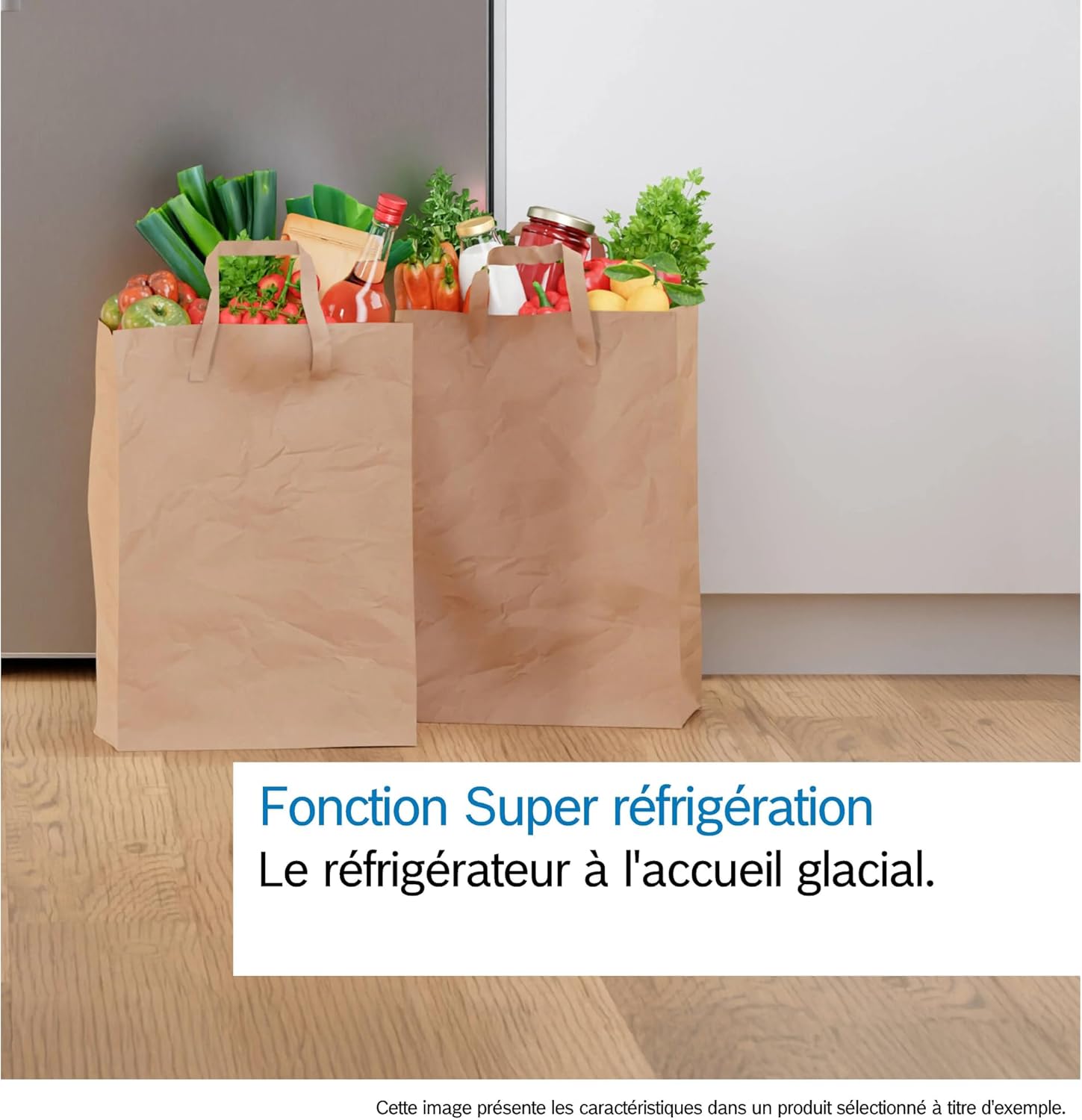 Bosch - Série 4 KSV33VLEP - 176x60 cm - réfrigérateur 324L inox