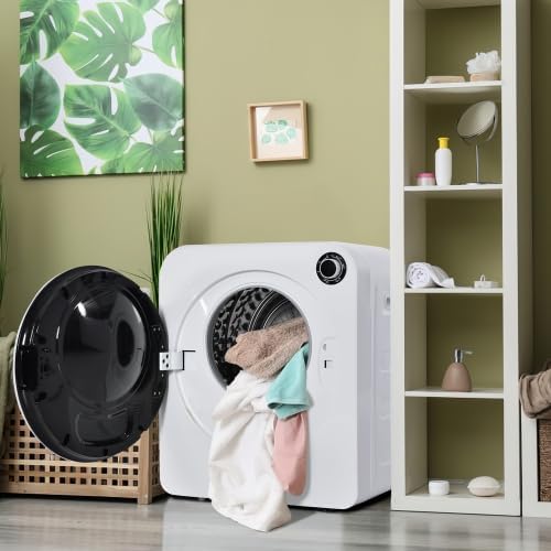 Sèche-linge mural 3kg, 830W, inox, 5 programmes, 62dB, compact