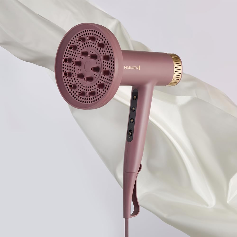 Remington - AIRvive - moteur numérique léger, séchage rapide, 12 réglages, technologie ionique, EC8930