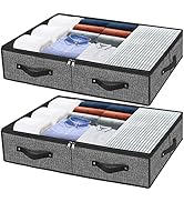 Veronly Boîte de rangement pour dessous de lit avec poignée